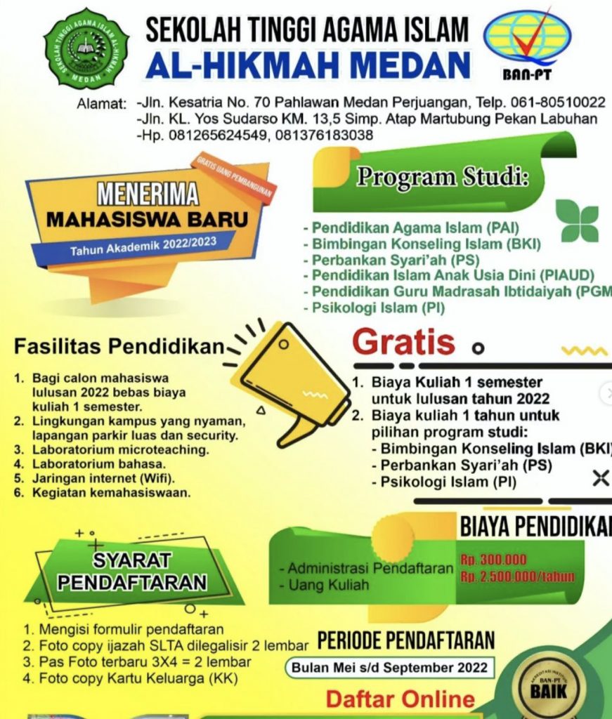 Stai Al-hikmah Medan – Alhikmah Medan